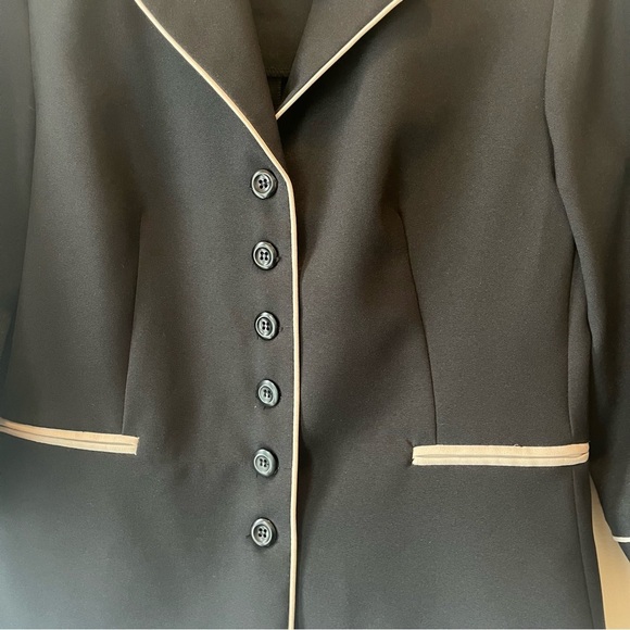 Lightweight vintage blazer neutral office business casual size 10 - Picture 3 of 12